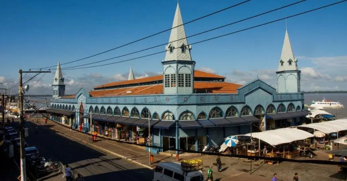 As obras do mercado Ver-o-Peso estão 90% concluídas.