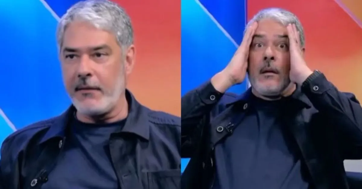 Durante gravação de videocast, âncora contou episódio inusitado ocorrido na redação do Jornal Nacional.