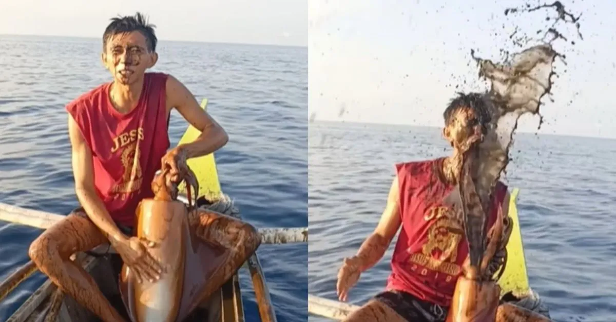 A Lula se sentiu ameaçada pelo pescador e reagiu.