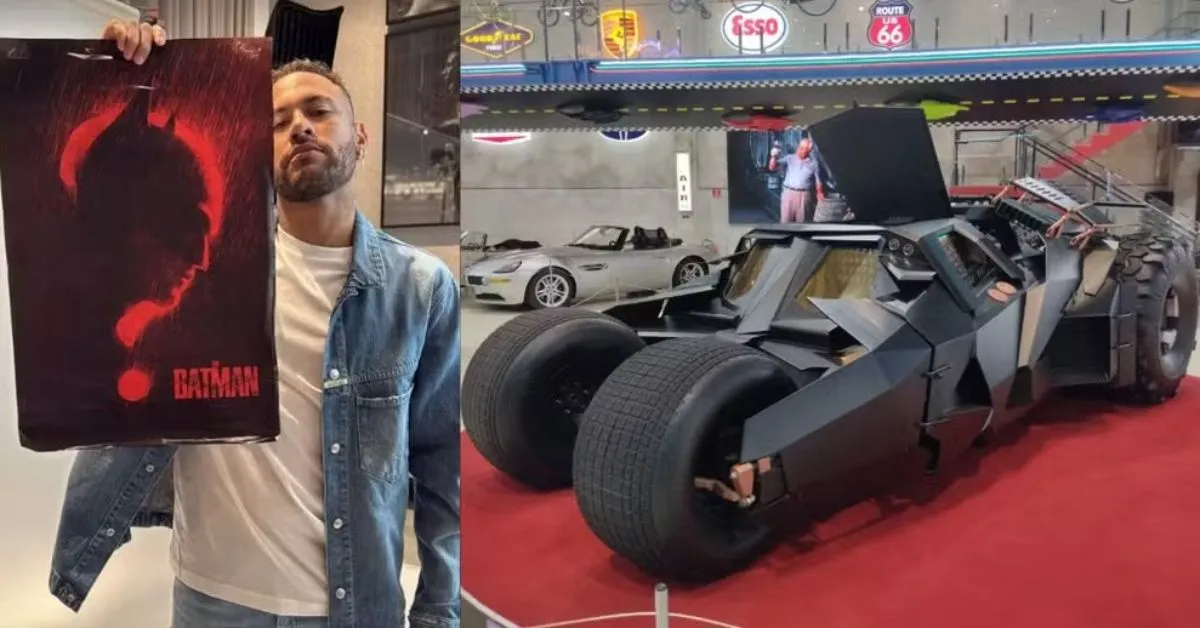 Jogador testa supercarro inspirado no herói da DC e chama ateção nas redes sociais
