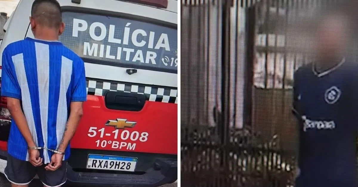 Um homem foi preso em Belém após assalto, trocando camisa do Remo pela do Paysandu para escapar da polícia