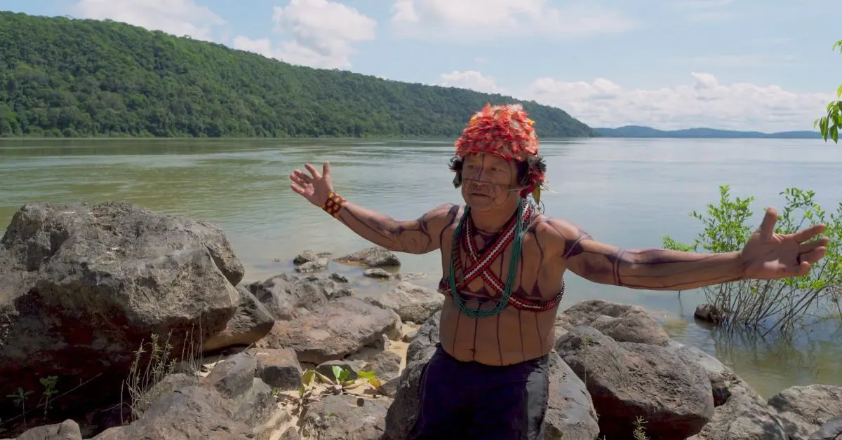 Cena do filme "Mundurukuyü", incluído na mostra "Ecofalante"