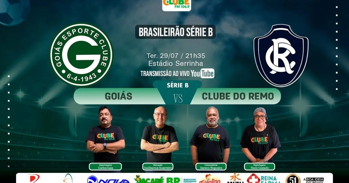 Acompanhe Goiás x Clube do Remo