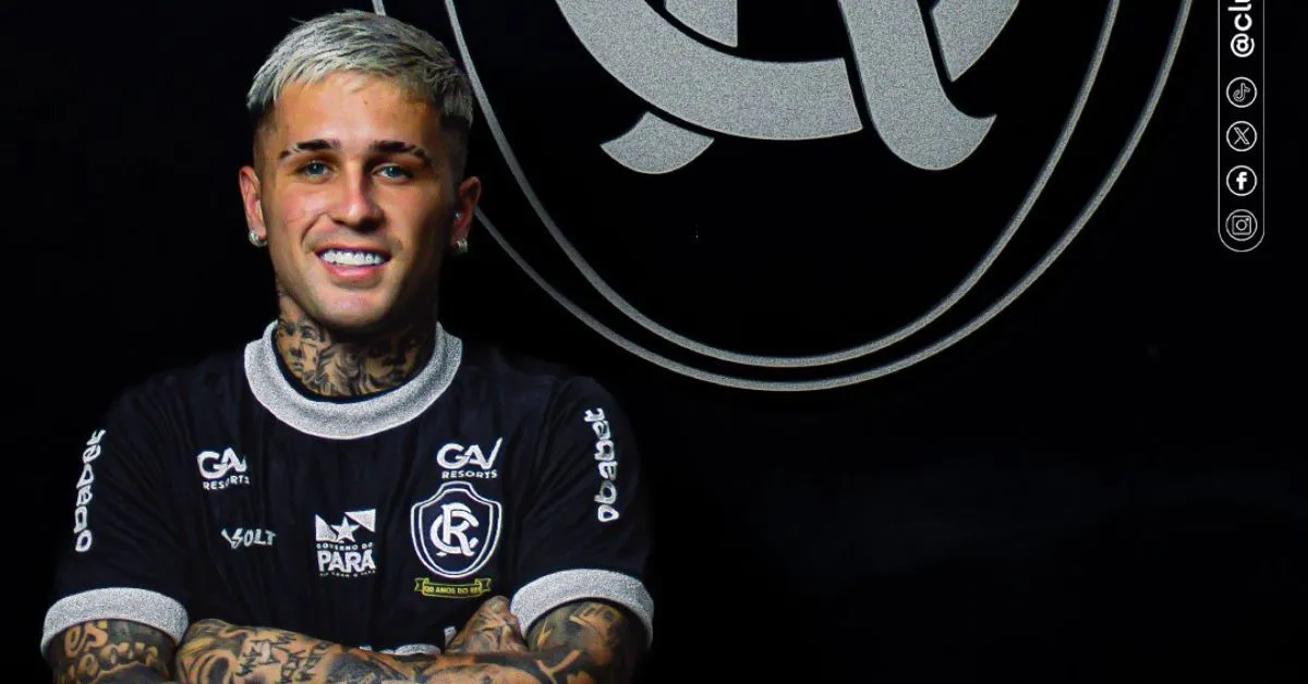 O Clube do Remo apresentou oficialmente o meia-atacante Diego Hernández