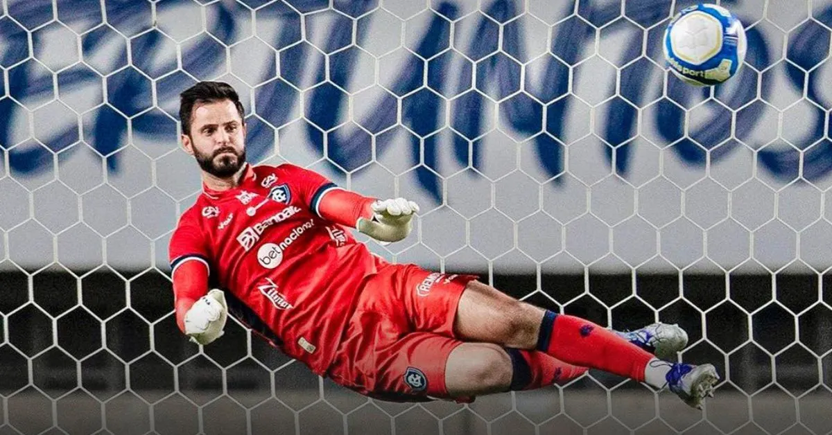 Goleiro Marcelo Rangel do Clube do Remo
