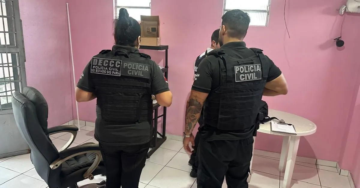 O suspeito foi preso em flagrante e teve aparelhos apreendidos pela Polícia Civil do Pará.