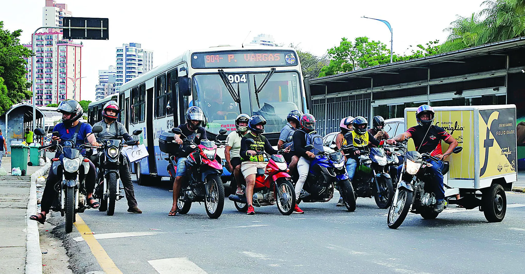 Em apenas um ano, o número de motos registradas no Pará teve aumento de 2,5%
