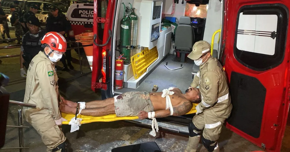Suspeito foi encaminhado ao Hospital Metropolitano