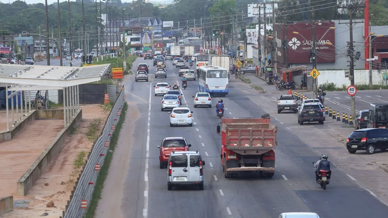 Confira como está o trânsito na saída de Belém para as férias julho.