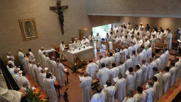 Missa do primeiro dia do encontro dos bispos da Pan-Amazônia