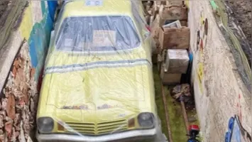 Uma das relíquias encontradas na capsula