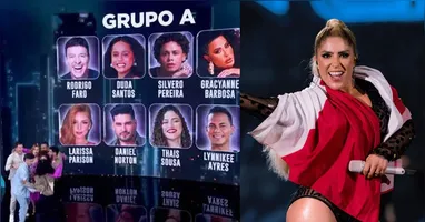 Manu Bahtidão e os professores Linekee Ayres, Thais Sousa e Jaque Paraense já sabem em quais grupos vão ficar no Dança dos Famosos.