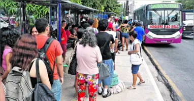 Os ônibus para Mosqueiro foram disputados.