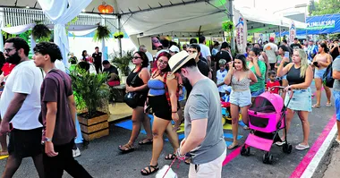Ao todo, 15 estações realizaram ações ligadas à infância, economia criativa, gastronomia, meio ambiente, cultura, entre outros. Abaixo, o prefeito de Belém Igor Normando.