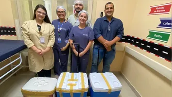 O empenho e a qualificação da equipe do Hospital e da Central de Transplantes foi fundamental para o êxito da captação