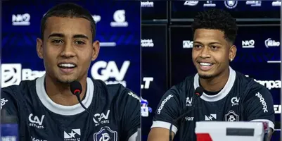 Nathan (esquerda) e Kawan (direita) são os novos contratados do Clube do Remo