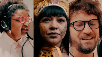 Ellen Oléria, Célia Xakriabá e Saulo Fernandes participam do e da música "O Cerrado descuidado".