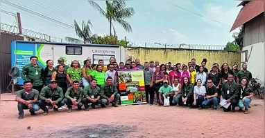 Reunião do Somar, programa de Responsabilidade Socioambiental da Agropalma que envolve trabalhadores de municípios do Estado.