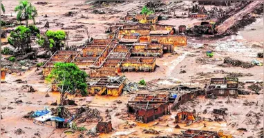 A barragem de Brumadinho rompeu em 2019 e vitimou 272 pessoas.