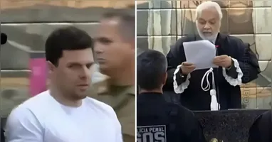Réu por feminicídio, Jorge Bezerra da Silva ameaça familiares e promotor e é expulso do júri.