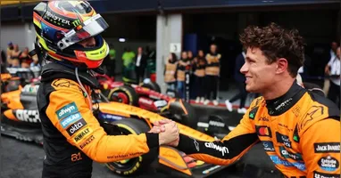 McLaren brilha novamente com dobradinha no GP da Bélgica, Piastri lidera campeonato
