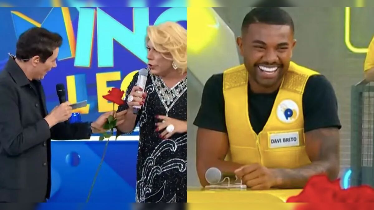 Davi Brito vira piada durante participação no SBT: "ia virar médico"