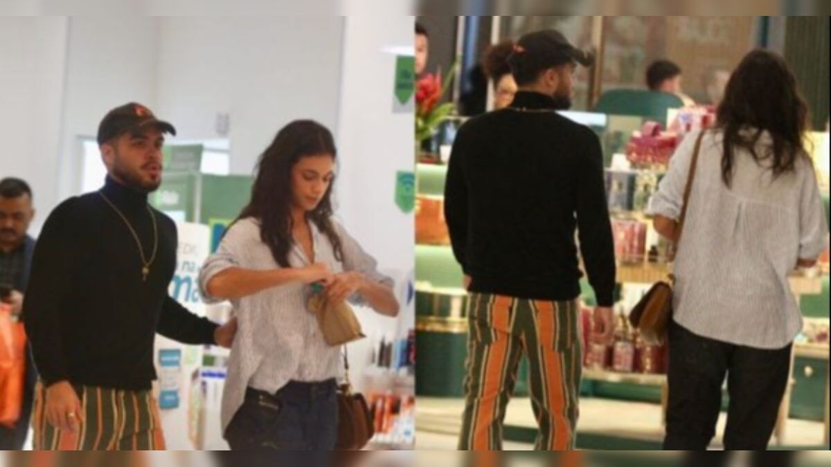 Alane Dias e Francisco Gil são flagrados juntos em shopping