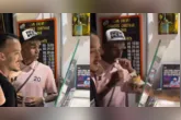 O momento foi registrado e divulgado nas redes sociais por Fabricio Luminato, proprietário do estabelecimento Lumi Creamy.