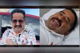 Humorista cearense cai em buraco cenográfico em gravação do programa ‘Acerte ou Caia!’.