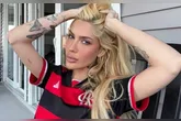Influenciadora se envolve em controvérsia após atitude durante jogo do Flamengo.