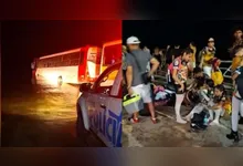 Acidente aconteceu na noite deste sábado (7)