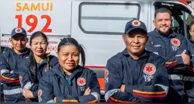 A primeira equipe que vai atuar no Samu indígena, em Dourados, Mato Grosso do Sul