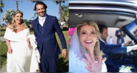 Thiago Castilho e Carla Bolla se casam em igreja tradicional de João Pinheiro (MG); cerimônia reuniu luxo, natureza e convidados da alta sociedade.