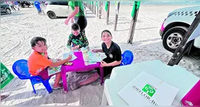 Atividades educativas têm atraído famílias e veranistas.