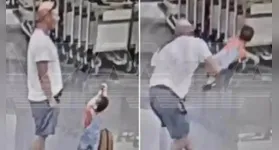 Momento em que a criança é abordada pelo suspeito