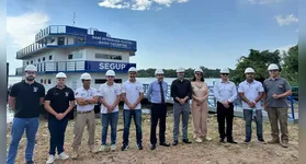 Sarrubo é recebido pela comitiva da SEGUP e conhece nova Base Fluvial