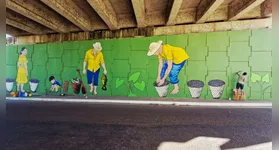 A iniciativa é coordenada pela Secretaria de Viação e Obras Públicas (Sevop) e reúne artistas locais.