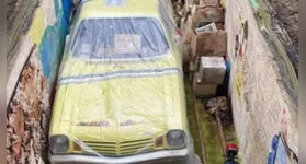 Uma das relíquias encontradas na capsula