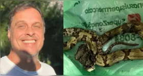 Guilherme Fontes mostra o dedo com bolhas após picada de jararaca e alerta: “Doeu mais do que consigo explicar”.