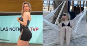 Marisol Dovala, de 31 anos, posa de biquíni fio-dental na praia e movimenta as redes sociais com elogios