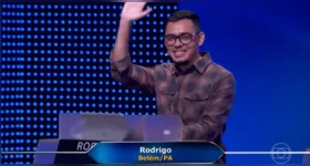 Rodrigo Paiva durante sua participação no ‘Quem Quer Ser um Milionário?’, exibido no último domingo (22), na TV Globo.