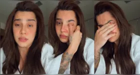 Lauana Prado chorou ao falar sobre pouso de emergência em Goiânia e agradeceu por todos estarem bem.