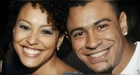 Sheron Menezzes ao lado do irmão, Draiton, em registro compartilhado nas redes sociais.