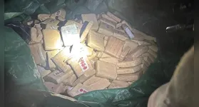 A tonelada de droga apreendidas pela PM e PF