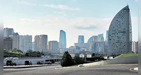 Baku, Azerbaijão. Cidades. Vista da cidade de Baku. 10/11/2024