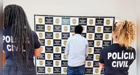 O suspeito foi preso pela equipe policial e conduzido para a Delegacia de Polícia Civil