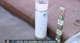 Próximo à Usina do Gasômetro, cerca de dois quilômetros adiante, o rio atingiu 3,44 metros por volta das 7h da manhã