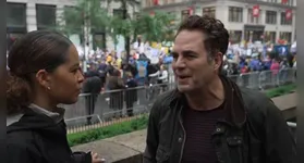 O ator Mark Rufallo é um dos famosos no protesto