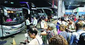 Terminal Rodoviário de Ananindeua teve movimento intenso