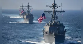 Além dos navios, o efetivo contará com aviões de patrulha P-8, outras embarcações de guerra e, pelo menos, um submarino de ataque